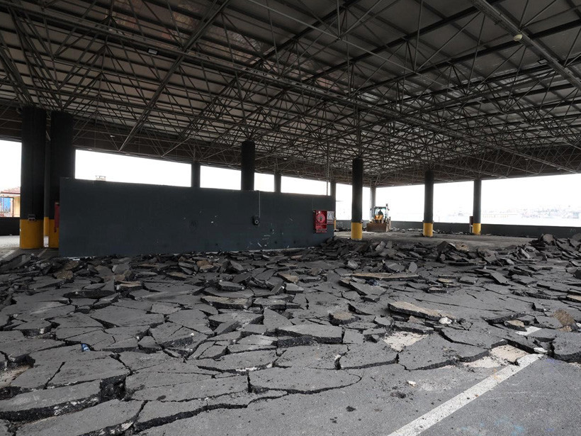 Kocaeli’de katlı otopark hizmet binası oluyor