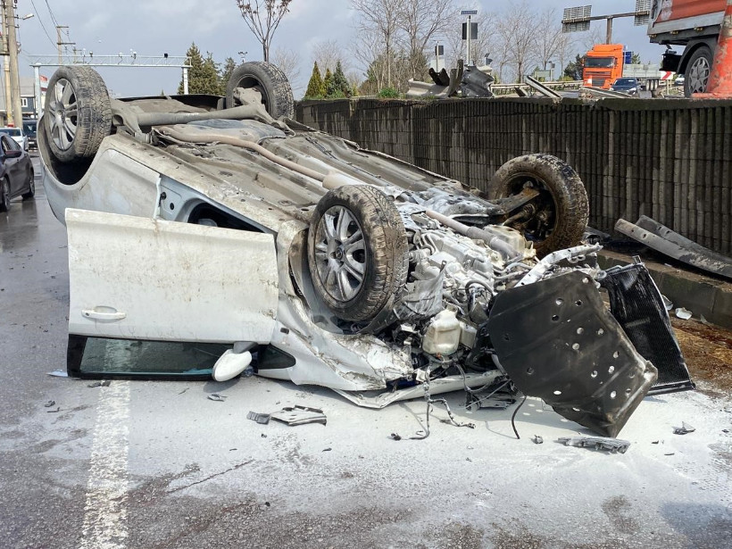 Kocaeli'de aynı noktada 5 saat arayla ikinci kaza!