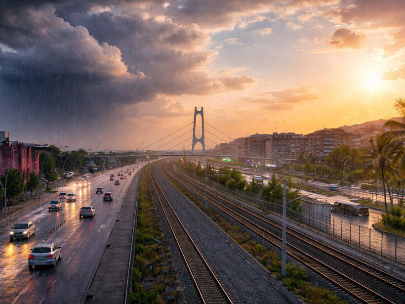 Kocaeli’de yağmura bir gün ara: Fırtına ve 24 derece kapıda