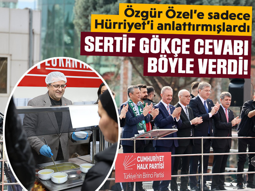 Özgür Özel’e sadece Hürriyet’i anlattırmışlardı, Sertif Gökçe cevabı böyle verdi!
