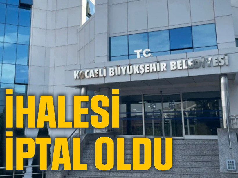 Büyükşehir'in o ihalesi iptal oldu