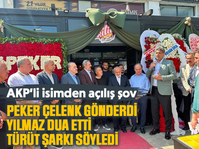 Sedat Peker çelenk gönderdi, Yılmaz dua etti, Türüt şarkı söyledi