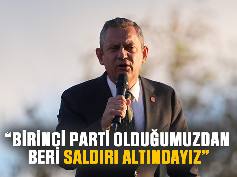 Özgür Özel grup toplantısında konuşuyor: Birinci parti olduğumuzdan beri saldırı altındayız