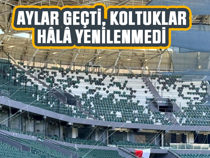 Beşiktaş maçında kırılmıştı! Aylar geçti, koltuklar hâlâ yenilenmedi