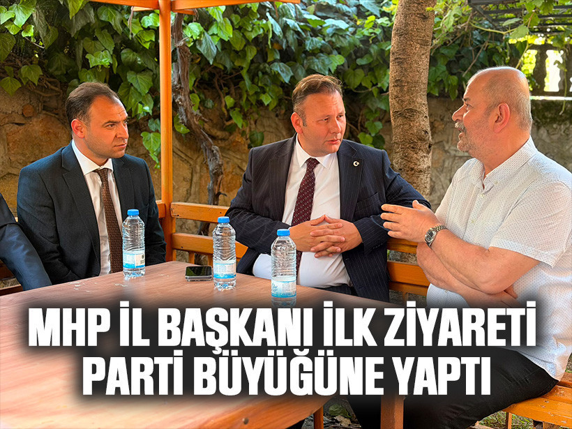 MHP İl Başkanı ilk ziyareti parti büyüğüne yaptı
