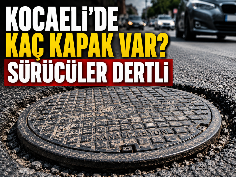 Kocaeli'de kaç kapak var? Sürücüler dertli
