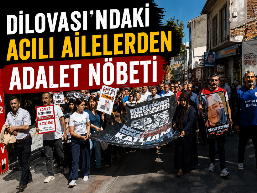 Dilovası’ndaki acılı ailelerden adalet nöbeti