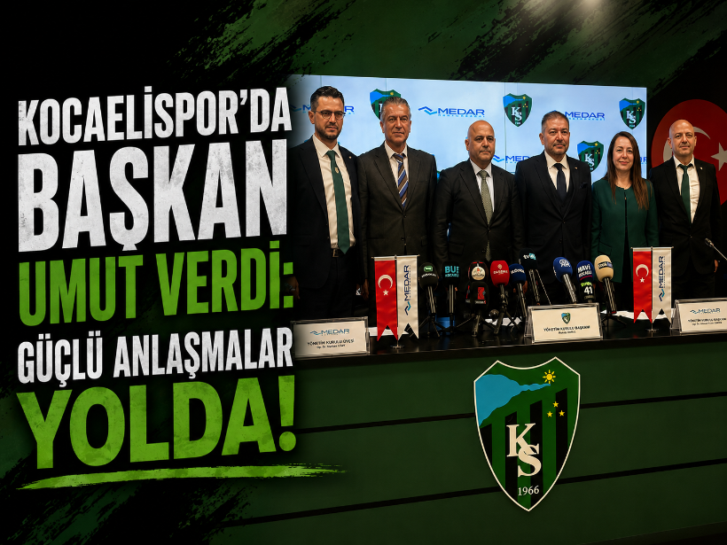 Kocaelispor'da başkan umut verdi: Güçlü anlaşmalar yolda!