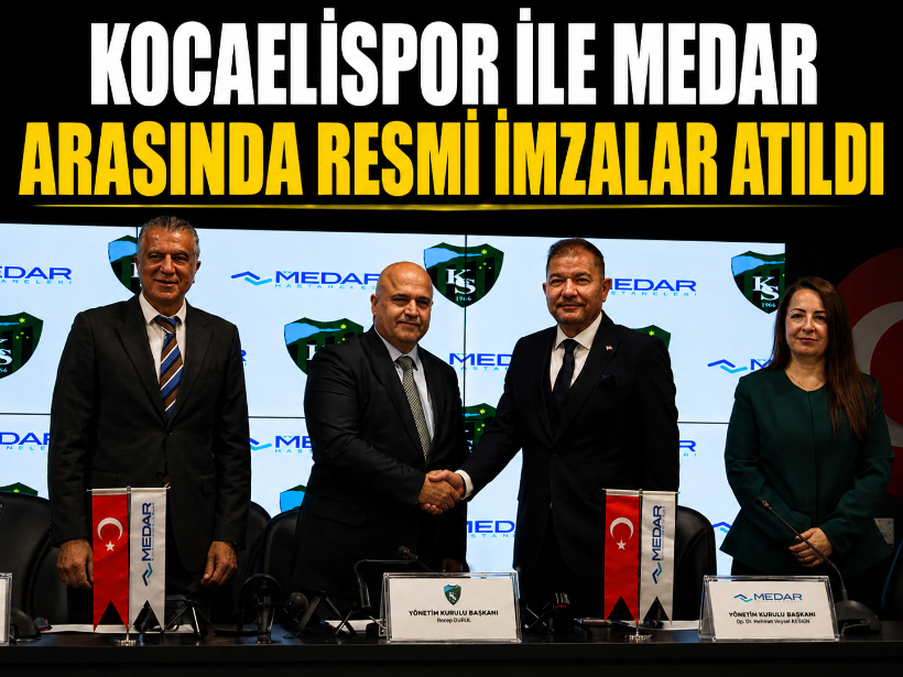 Kocaelispor ile Medar arasında resmi imzalar atıldı