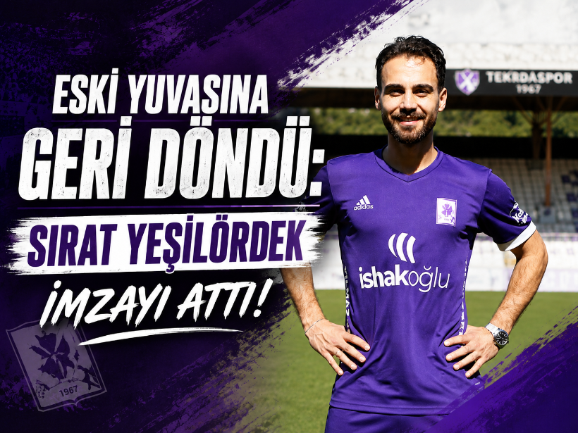 Eski yuvasına geri döndü: Sırat Yeşilördek imzayı attı