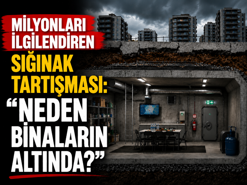 Milyonları ilgilendiren sığınak tartışması: “Neden binaların altında?”