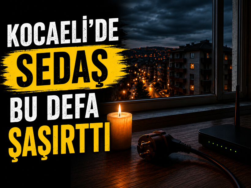 Kocaeli’de SEDAŞ bu defa şaşırttı