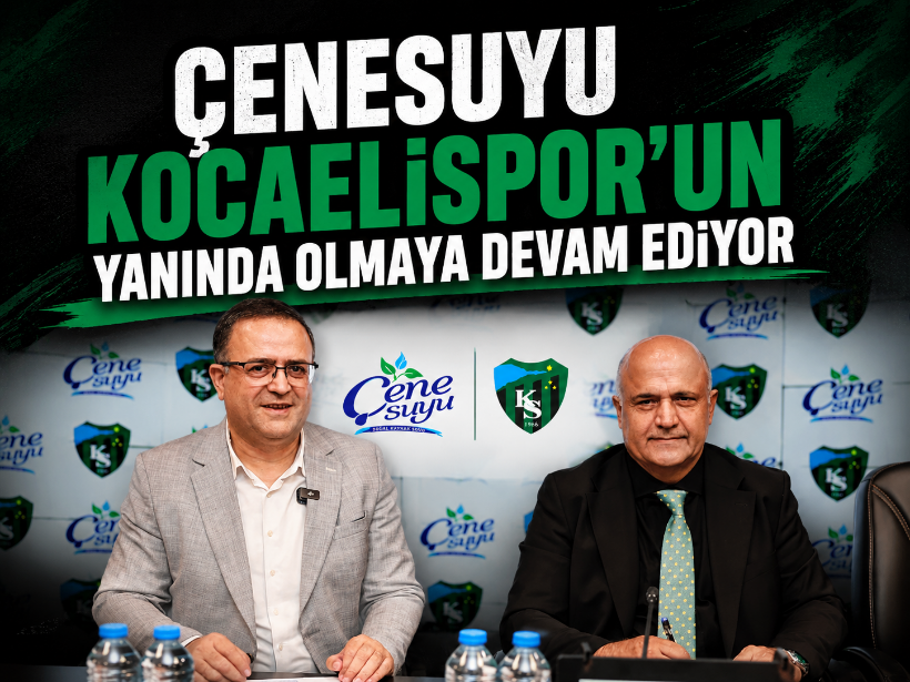 Çenesuyu Kocaelispor’un yanında olmaya devam ediyor