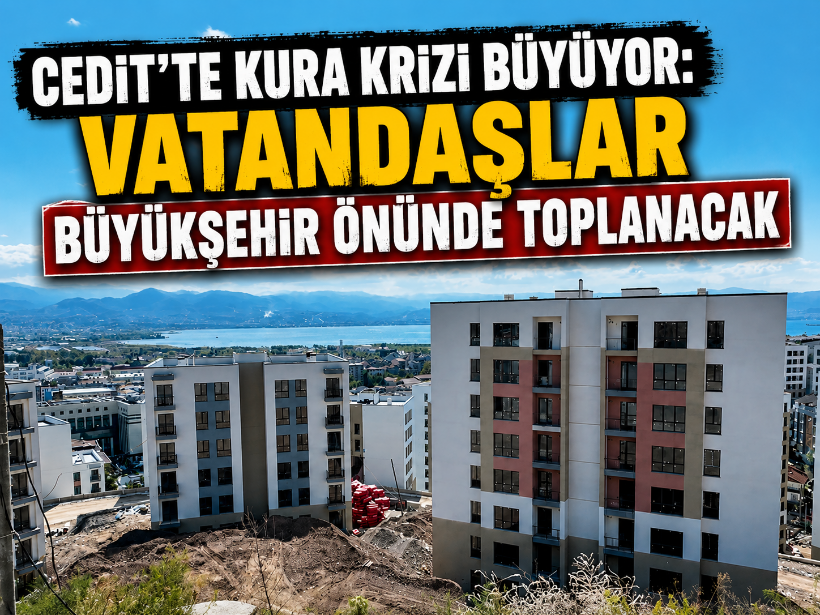 Cedit'te kura krizi büyüyor: Vatandaşlar Büyükşehir önünde toplanacak