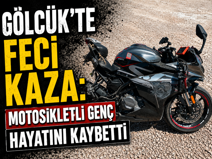Gölcük'te feci kaza: Motosikletli genç hayatını kaybetti