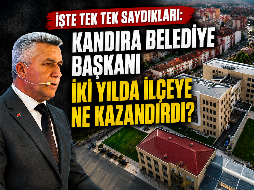 İşte tek tek saydıkları: Kandıra Belediye Başkanı iki yılda ilçeye ne kazandırdı?