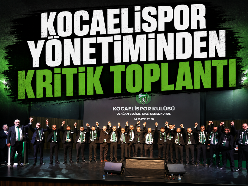 Kocaelispor yönetiminden kritik toplantı