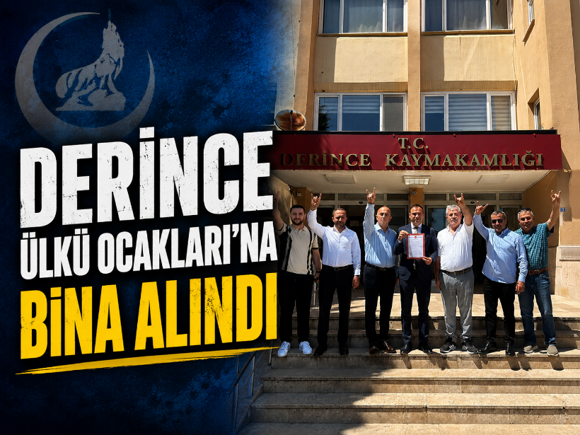 Derince Ülkü Ocakları’na bina alındı