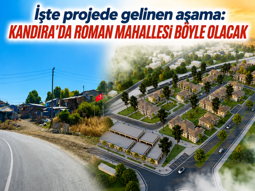 İşte projede gelinen aşama: Kandıra'da Roman mahallesi böyle olacak
