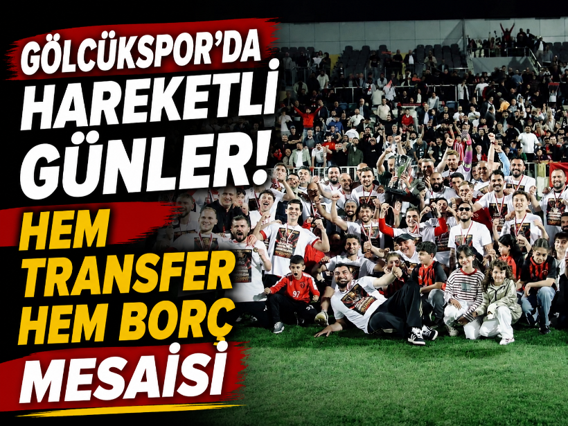 Gölcükspor'da hareketli günler! Hem transfer hem borç mesaisi