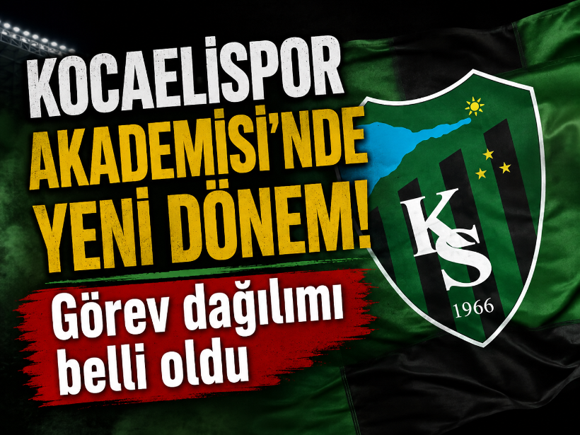 Kocaelispor Akademisi’nde yeni dönem! Görev dağılımı belli oldu