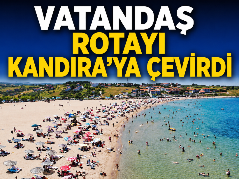 Vatandaş rotayı Kandıra’ya çevirdi