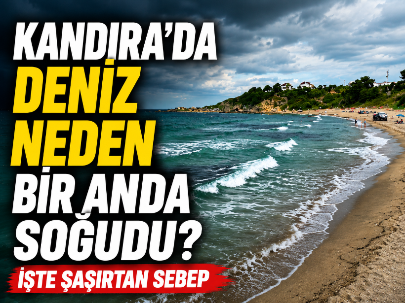 Kandıra'da deniz neden bir anda soğudu? İşte şaşırtan sebep
