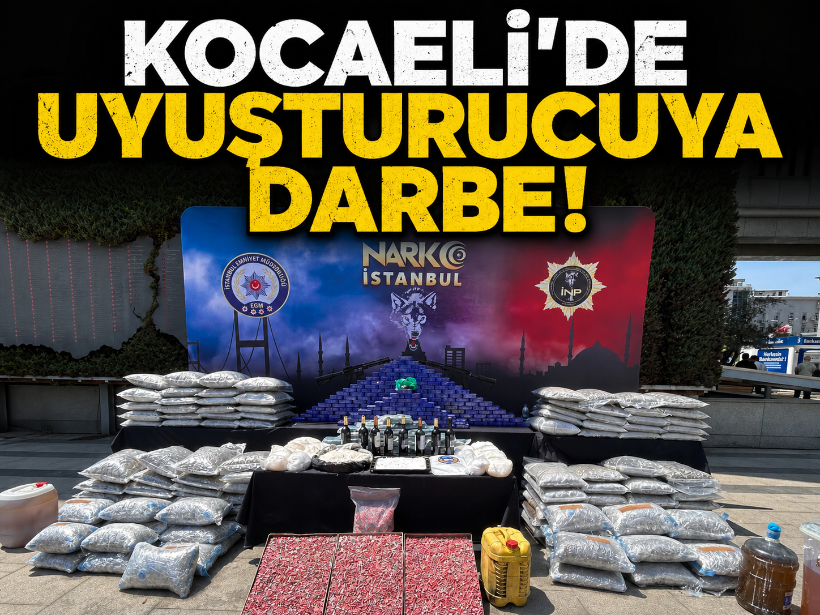 Kocaeli’de uyuşturucuya darbe!