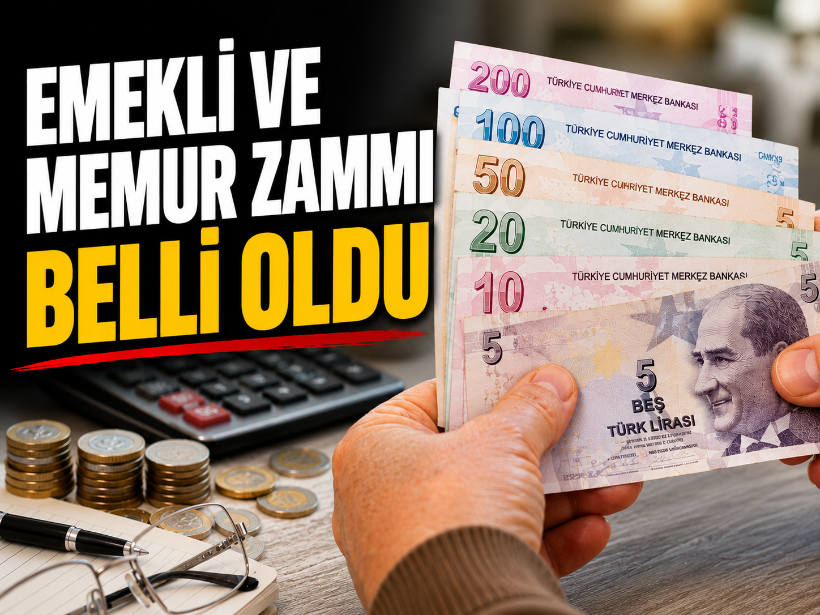 Emekli ve memur zammı belli oldu