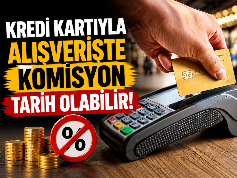 Kredi kartıyla alışverişte komisyon tarih olabilir