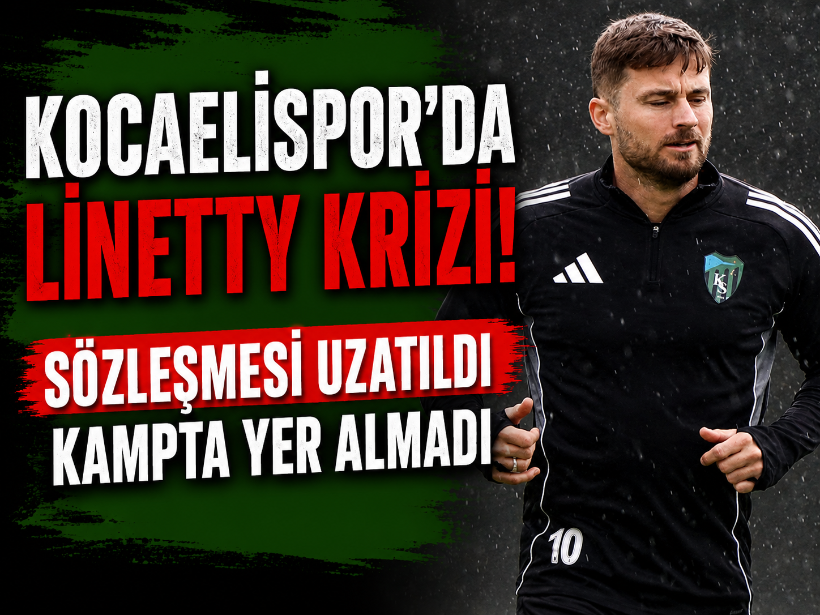 Kocaelispor’da Linetty krizi! Sözleşmesi uzatıldı kampta yer almadı