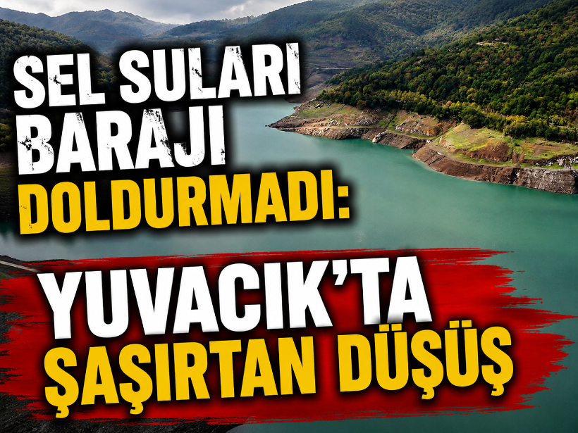Sel suları barajı doldurmadı: Yuvacık’ta şaşırtan düşüş