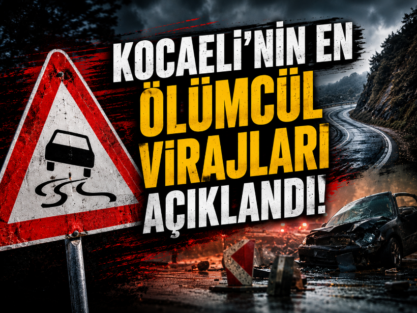 Kocaeli’nin en ölümcül virajları açıklandı!