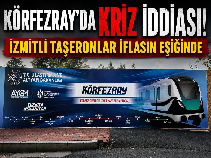 Körfezray'da kriz iddiası: İzmitli taşeronlar iflasın eşiğinde