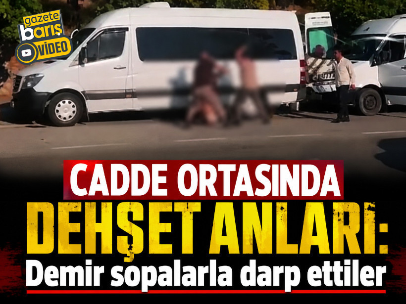 Kocaeli’de cadde ortasında dehşet anları: Demir sopalarla darp ettiler