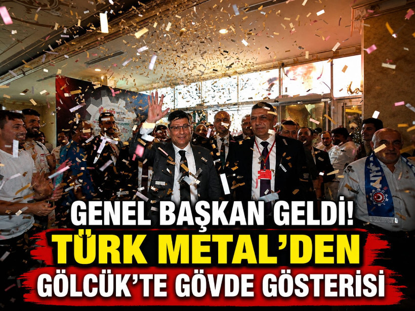 Genel başkan geldi! Türk Metal’den Gölcük'te gövde gösterisi