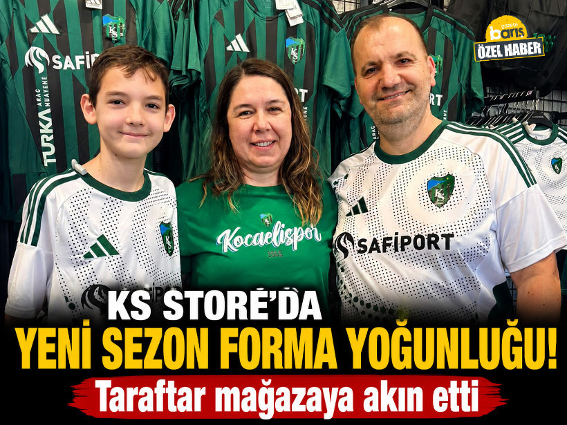 KS Store’da yeni sezon forma yoğunluğu! Taraftar mağazaya akın etti