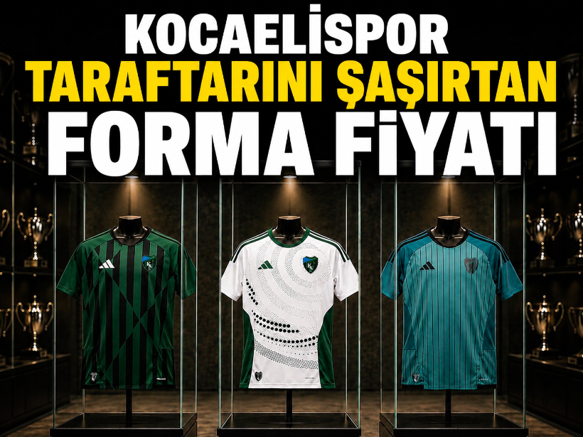 Kocaelispor taraftarını şaşırtan forma fiyatı