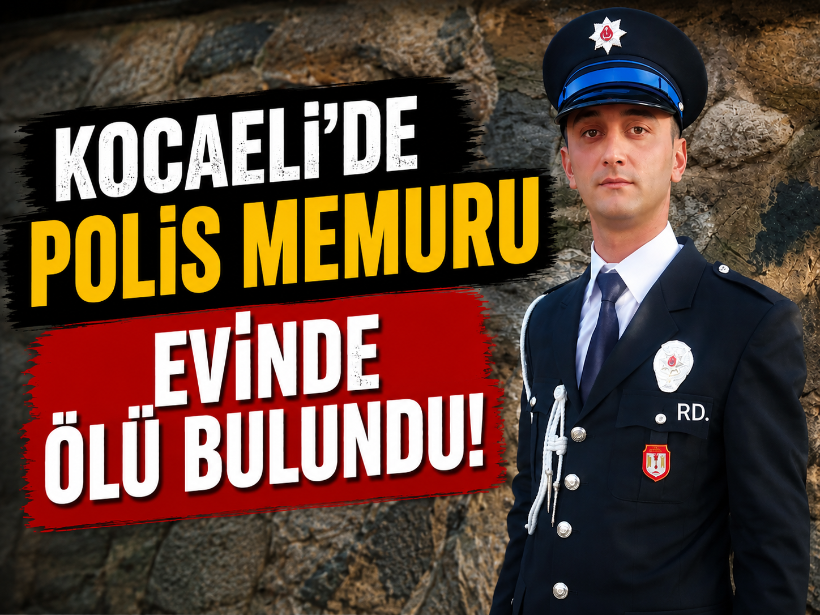 Kocaeli'de polis memuru evinde ölü bulundu!