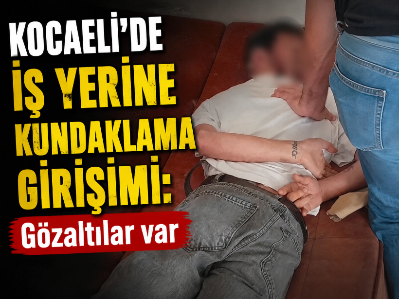 Kocaeli’de iş yerine kundaklama girişimi: Gözaltılar var
