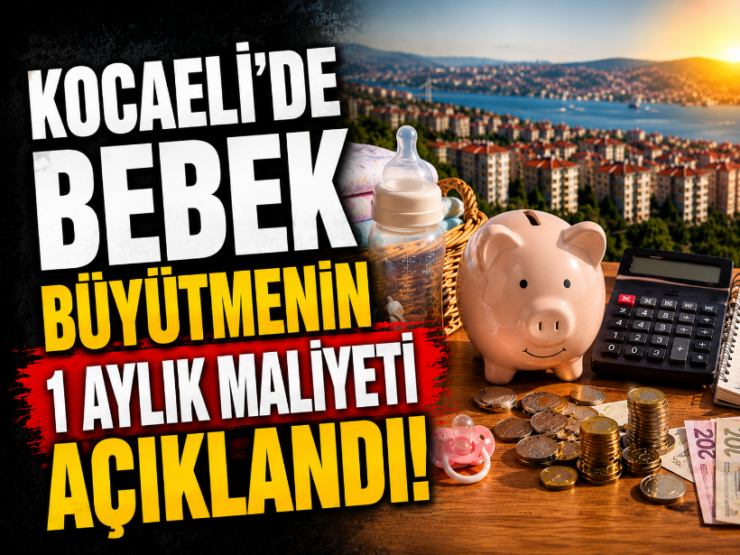 Kocaeli'de bebek büyütmenin 1 aylık maliyeti açıklandı!