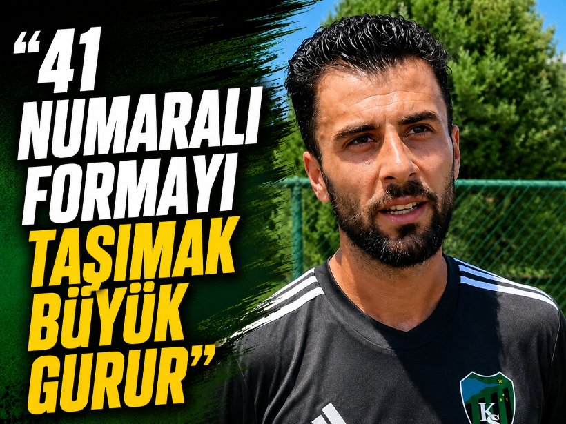 Onur Öztonga: “41 numaralı formayı taşımak büyük gurur”