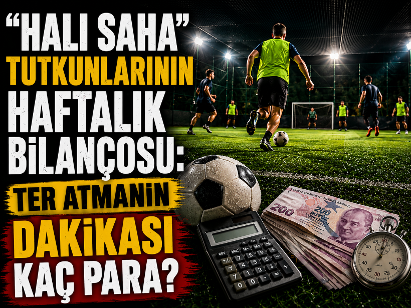 Halı saha" tutkunlarının haftalık bilançosu: Ter atmanın dakikası kaç para?