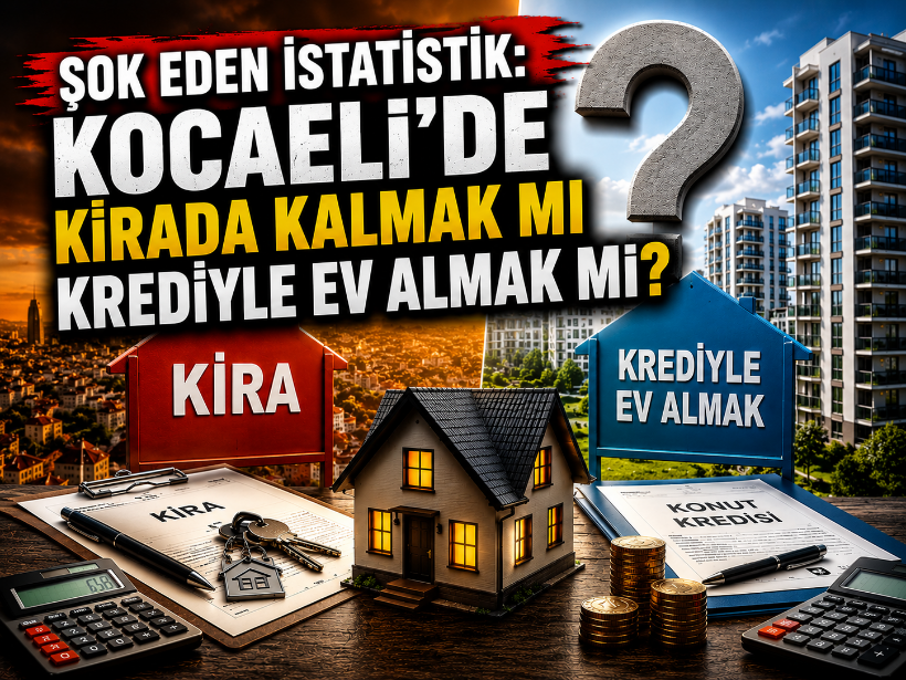 Şok eden istatistik: Kocaeli'de kirada kalmak mı krediyle ev almak mı?
