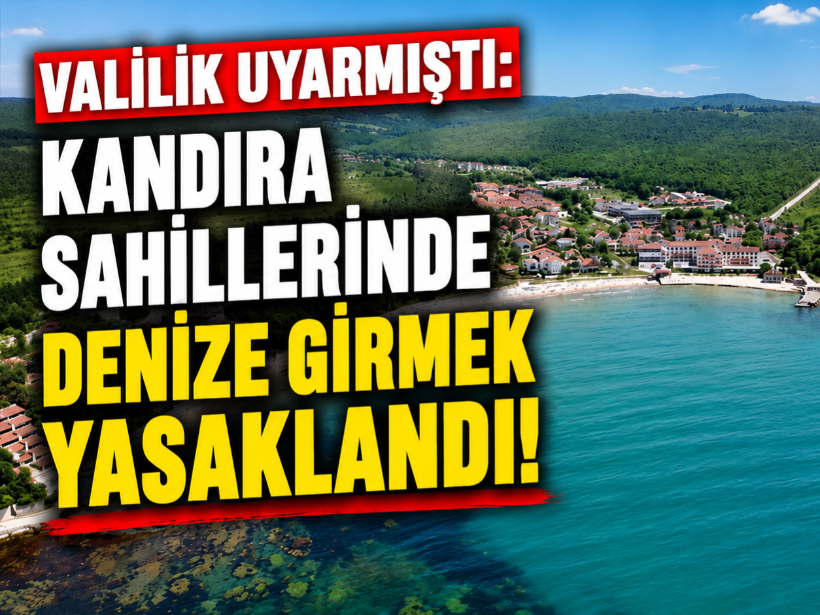 Valilik uyarmıştı: Kandıra sahillerinde denize girmek yasaklandı