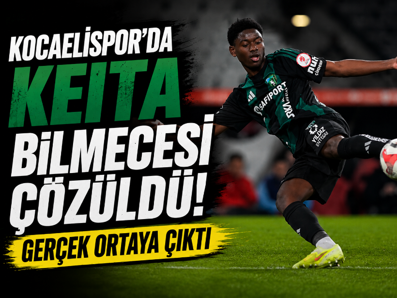 Kocaelispor’da Keita bilmecesi çözüldü! Gerçek ortaya çıktı