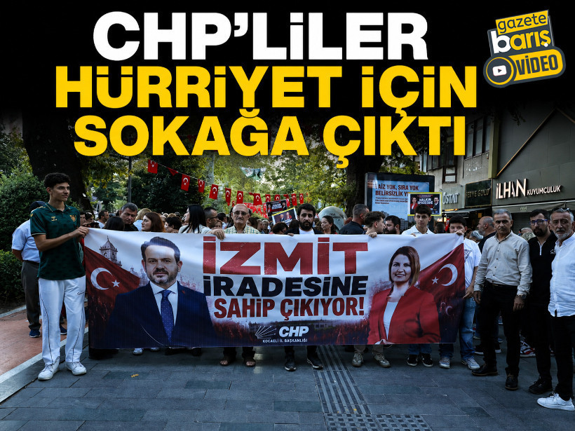 CHP'liler Hürriyet için sokağa çıktı