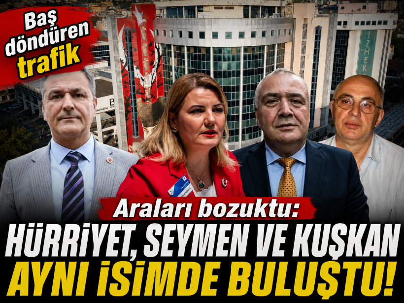 Baş döndüren trafik, Araları bozuktu: Hürriyet, Seymen ve Kuşkan aynı isimde buluştu!
