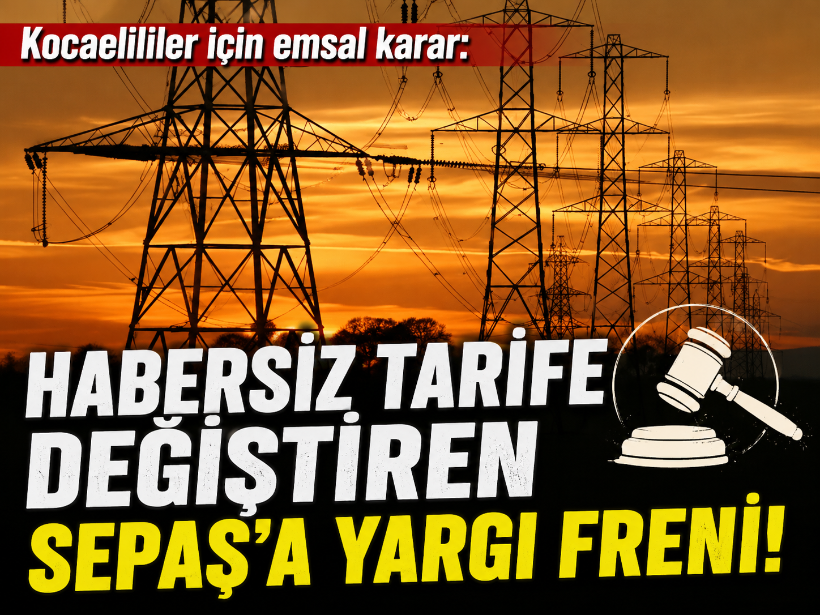 Kocaelililer için emsal karar: Habersiz tarife değiştiren SEPAŞ'a yargı freni!