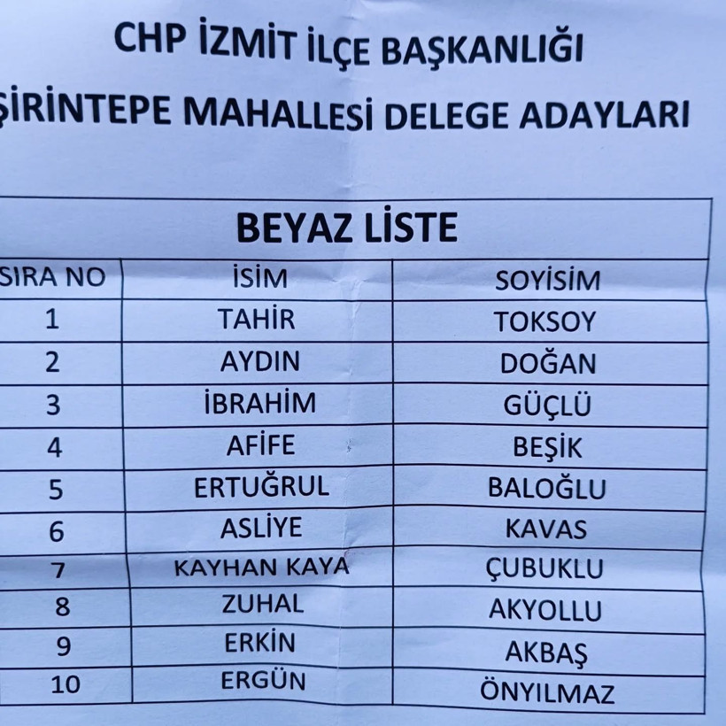 CHP delegesi yazılmayan eski muhtar verdi veriştirdi